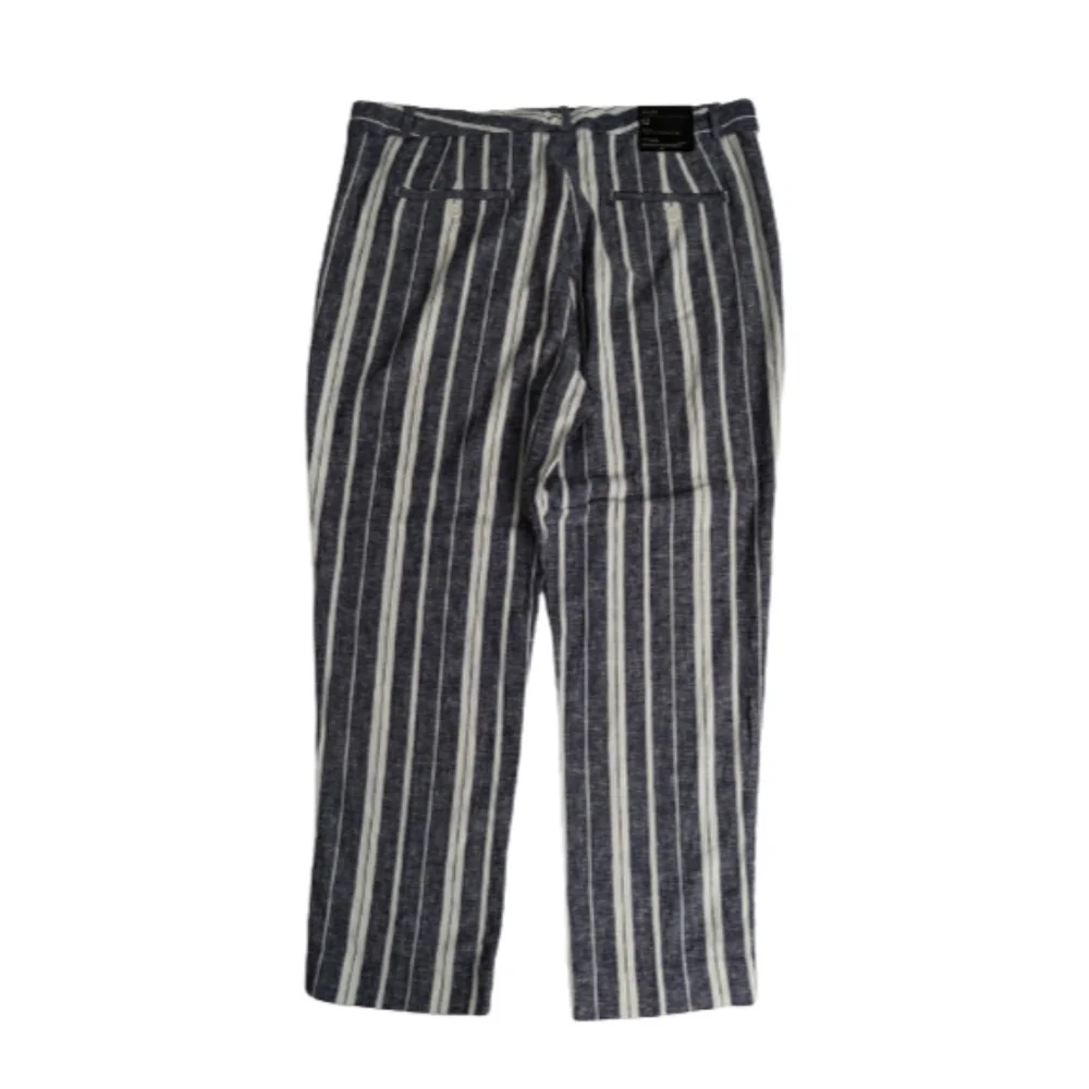 Banana Republic Blue and White Stripe Avery Pants 12